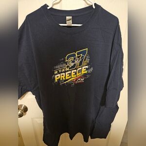 Blue Ryan Preece #37 NASCAR Cup Series T-Shirt
